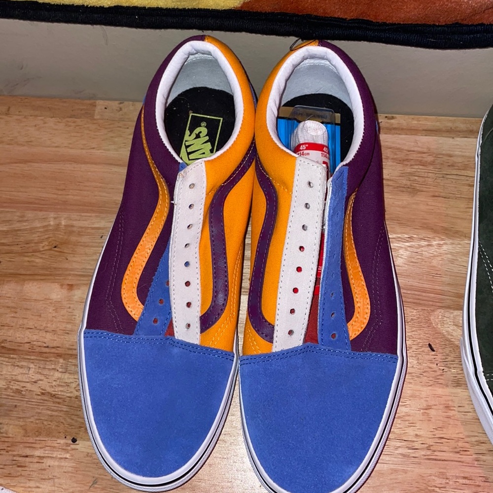 Multi coloured vans brand new